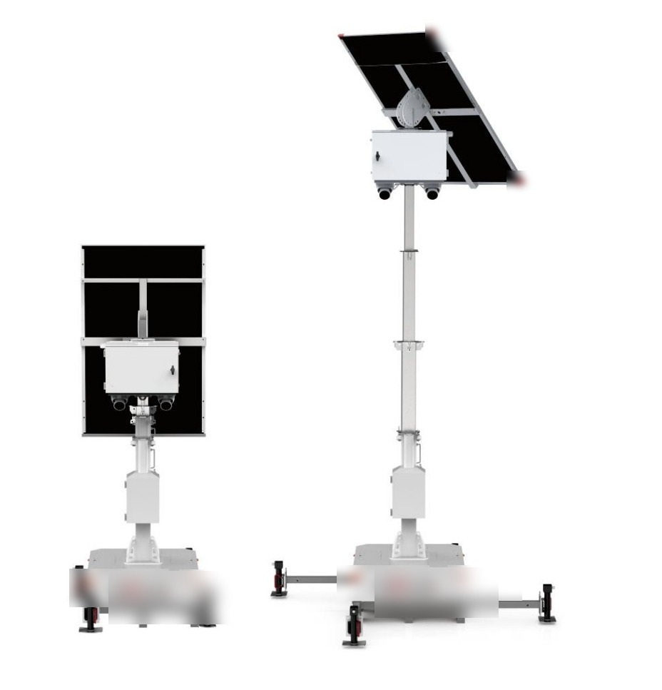 HiGUARD solar CCTV tower