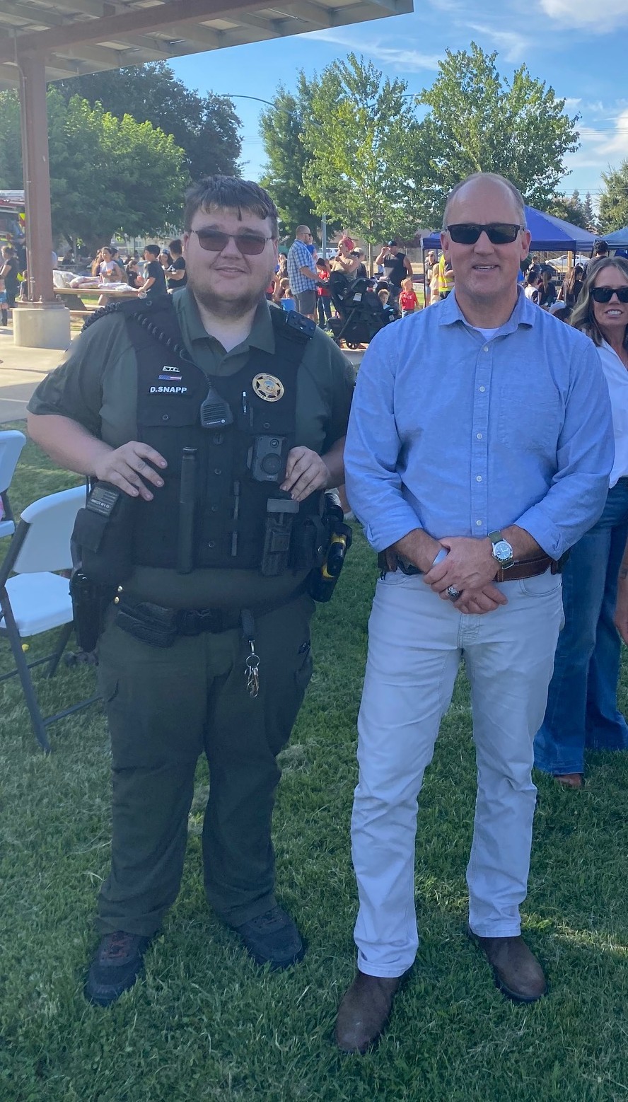Modway officer working a Central Valley community fair